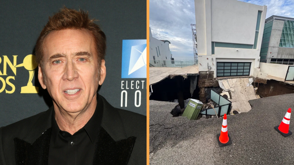 Prejuízo milionário! Nicolas Cage vive drama após cratera engolir parte de sua mansão recém-comprada em Malibu; confira o vídeo