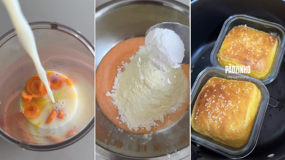 O melhor pãozinho de cenoura que você vai comer na sua vida é muito fácil de fazer!