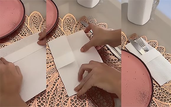 Esqueceu de comprar guardanapos? Com esse truque simples usando papel-toalha, nenhum convidado vai perceber!