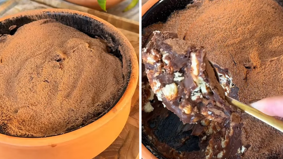 Não acredito que só aprendi a fazer essa palha italiana de travessa com casquinha crocante agora, fiquei viciada!