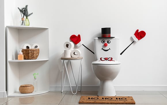 7 ideias para decorar o banheiro social da sua casa no Natal 2024