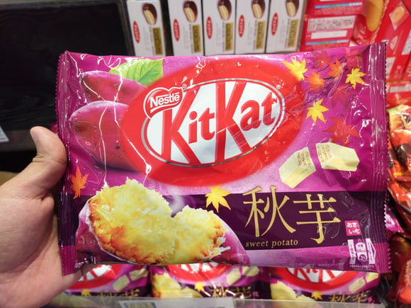 Kit Kat de batata-doce. (créditos: Shutterstock)