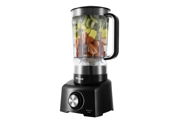 Liquidificador Philco PLQ11A, design moderno e alta performance para misturar e triturar com eficiência (Divulgação: Mercado Livre).