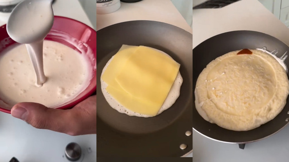 Parece pão de queijo: meus filhos amam quando faço tapioca desse jeito diferente