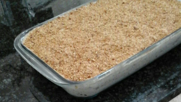 Pavê de amendoim crocante. (Créditos: Cíntia Ricci/ TudoGostoso)
