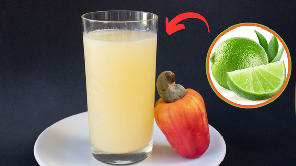 Quais os benefícios do suco de caju com limão?
