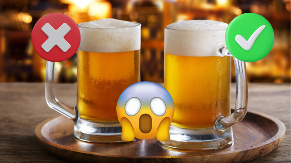 Nunca bebi cerveja em um copo limpo na rua: aprenda como identificar se o copo está limpo e vem ficar chocado comigo!