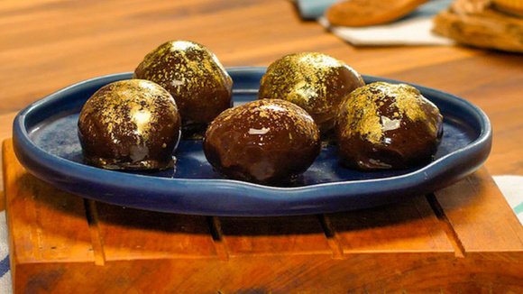 Bala baiana de brigadeiro (Créditos: TudoGostoso)