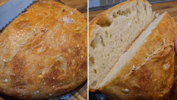 Descobri um jeito simples de fazer pão italiano caseiro com textura de padaria