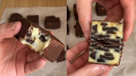 Você pode até fazer esse bombom de palha italiana com Oreo para as crianças, mas dobre a receita porque os adultos também vão atacar!