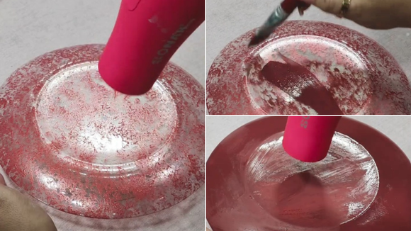 Use um secador de cabelo entre uma etapa e outra para que o efeito fique perfeito (Reprodução Instagram)