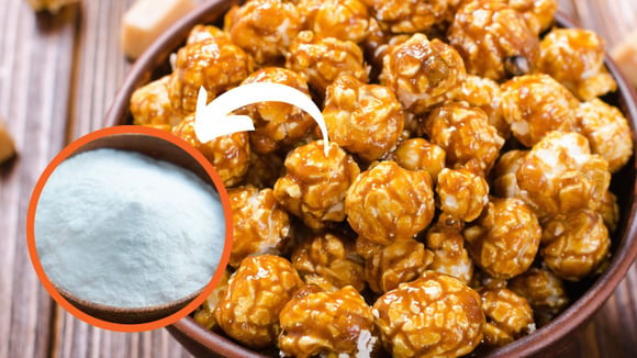 Impossível parar de comer essa pipoca doce que aprendi com um chef: segredo da receita para ficar crocante está no modo de preparo