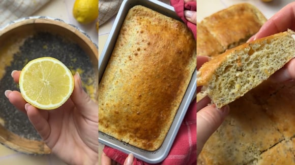 Nutricionista revela receita para fazer um bolo de limão sem manteiga ou açúcar