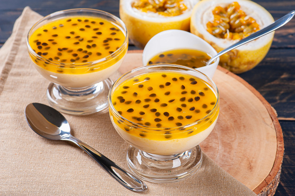Mousse de maracujá sem lactose (Créditos: Shutterstock) 