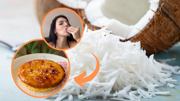 Cocada de forno saudável: receita SEM AÇÚCAR de 5 ingredientes fica pronta em poucos minutos na airfryer