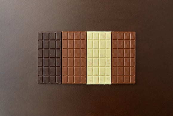 Quais são os ingredientes do chocolate e qual é o tipo mais saudável?