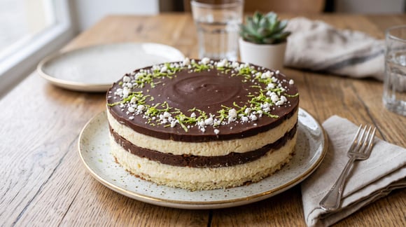 Se você ama limão e chocolate, precisa provar esta mousse de corte fácil e deliciosa