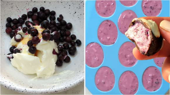 Com 5 ingredientes, esse bombom saudável de blueberry conquista qualquer paladar