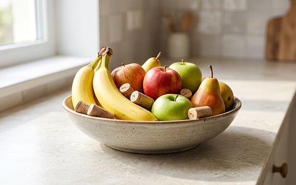 Colocar uma rolha de cortiça dentro da fruteira: TudoGostoso explica o truque simples para afastar as mosquinhas das frutas