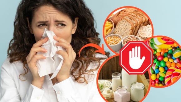 Crise de rinite? Esses são os alimentos que PIORAM os sintomas e você deve ficar longe deles!