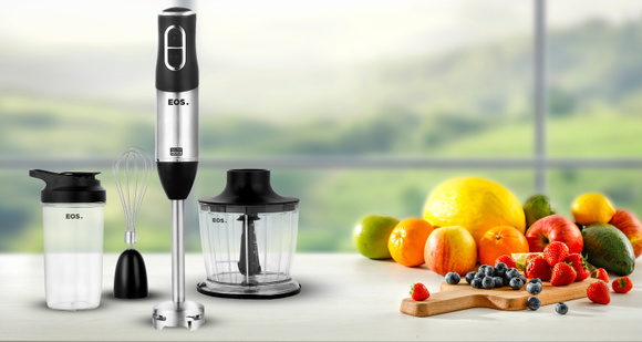 Dê as boas-vindas à inovação culinária com o Mixer EOS 3 Em 1 (Imagem: EOS).