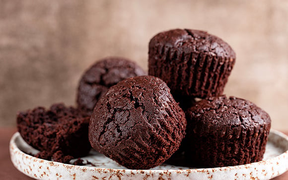 Muffins fit de chocolate sem glúten: receita deliciosa, fácil e perfeita pra matar a vontade de doce sem sair da dieta!