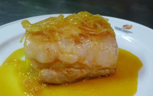 O lombo suculento com o molho cítrico de maracujá é a combinação perfeita (Créditos: TudoGostoso)