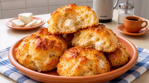 Em vez de torradas: faça nuvens de queijo caseiras fofinhas e gostosas para o lanche das crianças