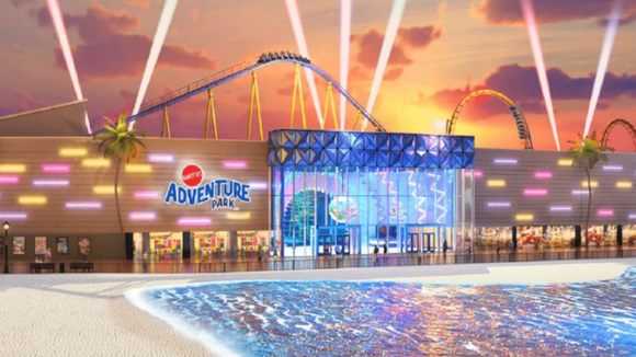 O projeto faz parte de um plano que prevê cinco parques aquáticos da companhia no país. (Créditos: Mattel Adventure Park/ reprodução site)