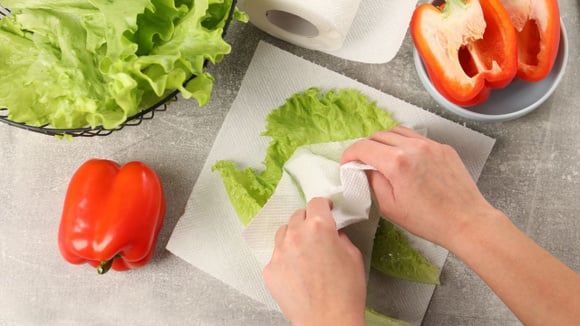O motivo vai te surpreender: por que algumas pessoas colocam um papel-toalha junto com os vegetais na geladeira?