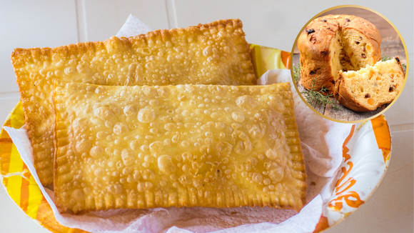 Pastel de panetone viraliza na internet com a chegada do Natal! Você provaria o pasteltone?