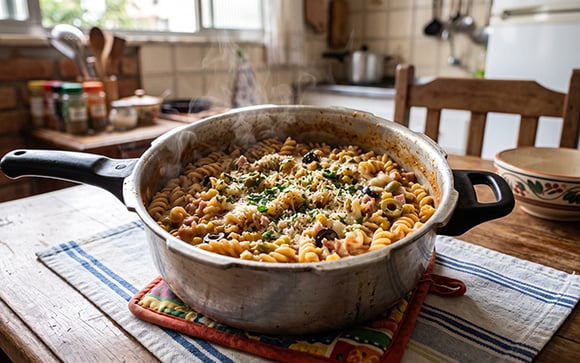 Pronto em 15 minutos: esse macarrão de panela de pressão vai salvar o almoço de domingo com a família