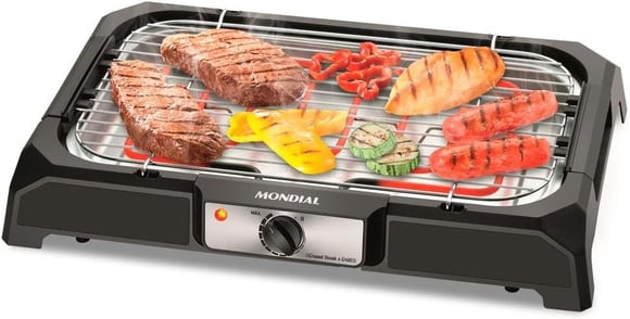 Churrasco sem fumaça, com potência, controle e limpeza fácil (Divulgação/Amazon)