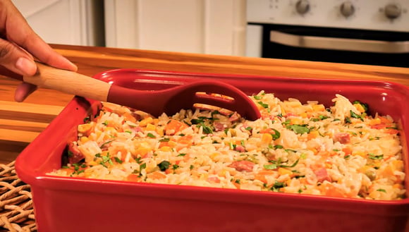 35 receitas de arroz de forno pra variar o cardápio: prato é prático e todo mundo adora