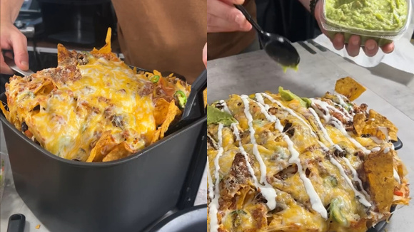 Essa é a maneira mais fácil de fazer nachos em casa: use Doritos e a airfryer!