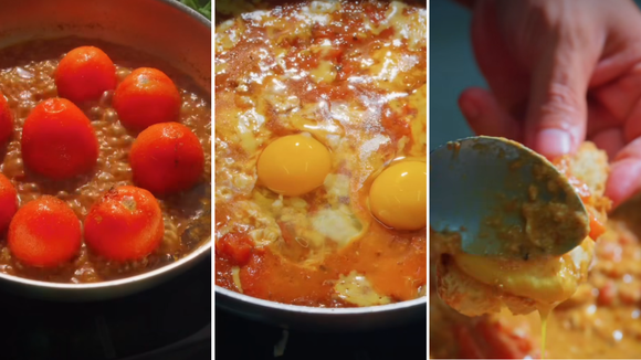Já comeu ovos no purgatório? Quando faço essa receita simples de tomate, ovos e queijo não consigo parar de comer