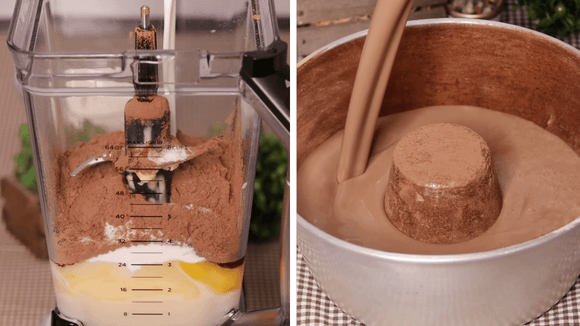 A versão de chocolate do bolo pega marido conquista pela textura macia e pelo preparo simples. (Foto: reprodução @mmreceitasbr no Instagram)