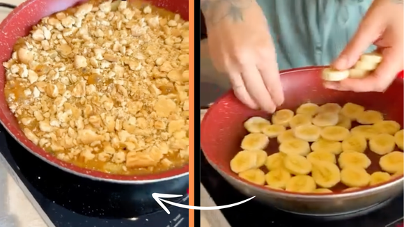 Banoffe de frigideira é uma das sobremesas mais fáceis e deliciosas do mundo