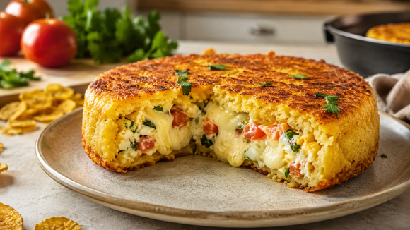 Nem pão francês, nem tapioca: esse lanche de frigideira com cuscuz fica pronto em minutos e sustenta de verdade