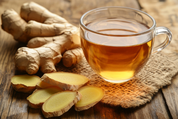 O chá de gengibre é uma excelente opção para aproveitar os benefícios desse ingrediente (Créditos: Shutterstock)