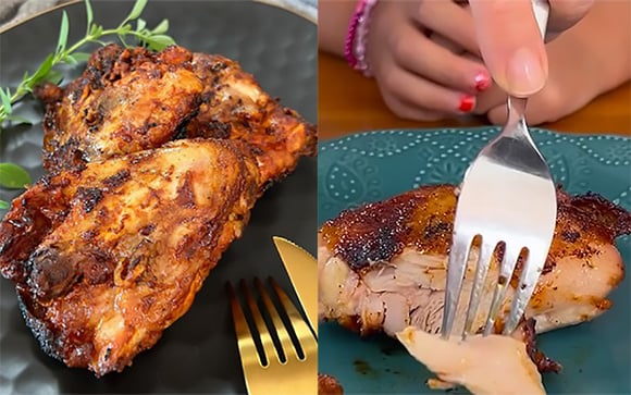 Transforme o frango na estrela do seu churrasco com essa marinada: fica douradinho, suculento e absurdamente saboroso