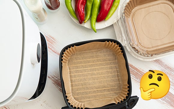 Afinal, pode forrar a airfryer com papel?