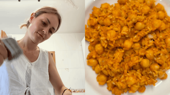 Marta, cozinheira: "O grão-de-bico em lata mais saboroso e rápido de preparar é feito com 2 latas de atum e 100g de molho de tomate."