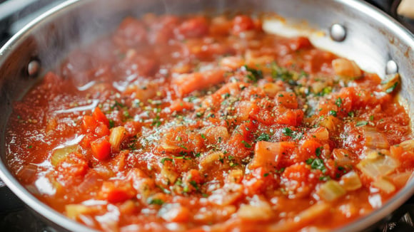Prefira usar manjericão fresco ao preparar molho de tomate em casa (Créditos: Shutterstock)