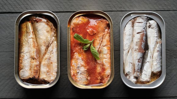 Sardinha em lata de diferentes tipos (Créditos: Canva)