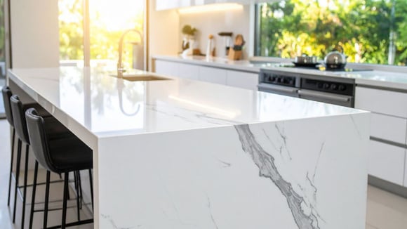 Bancada de porcelanato (Créditos: Canva)