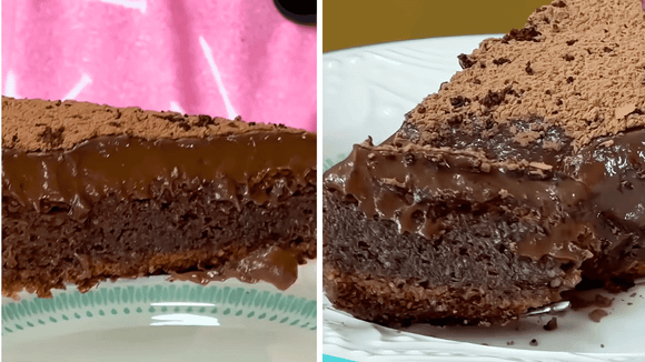 Bolos sem fermento podem ser leves e cheios de sabor. (Foto: reprodução @SOSReceitinhas no Youtube)
