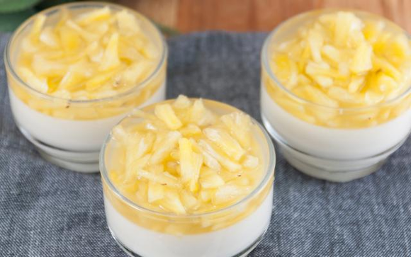 O gelado de abacaxi é perfeito para se refrescar (Créditos: TudoGostoso)