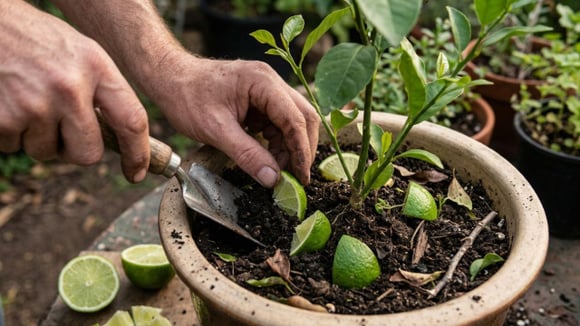 O limão é rico em substâncias que podem ser absorvidas pelo solo para nutrir as plantas ao longo do tempo (Créditos: Shutterstock)