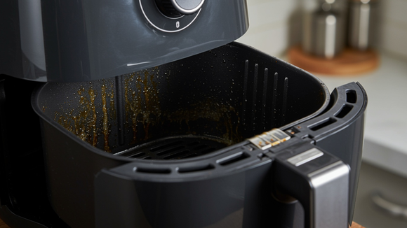 Pouca gente sabe: a parte de cima no interior da airfryer também deve ser limpa